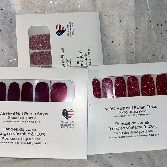 Color Street Other - Color Street Nail Polish Strips Trio